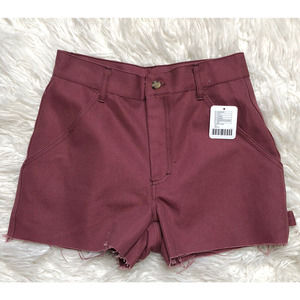 Urban Outfitters Urban Renewal Rose Carpenter Shorts Size XS NWT